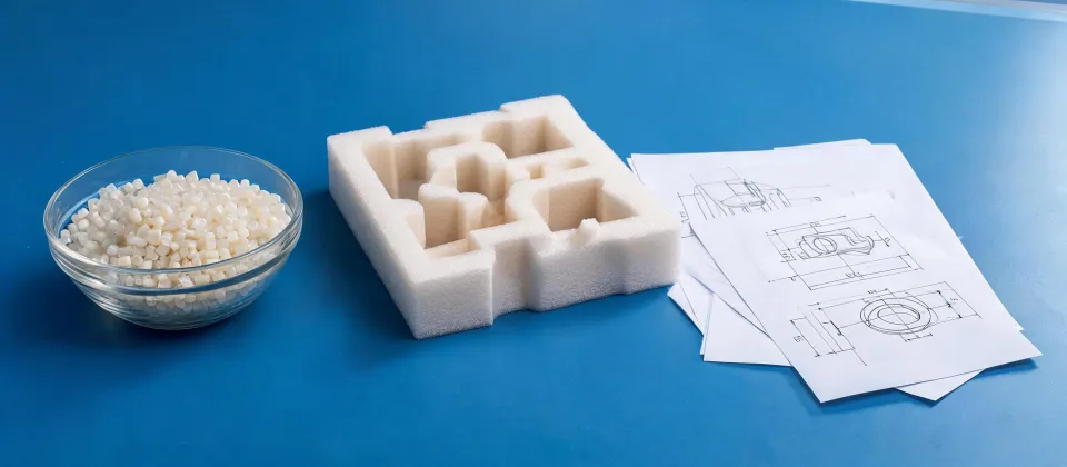 Polymer article feature