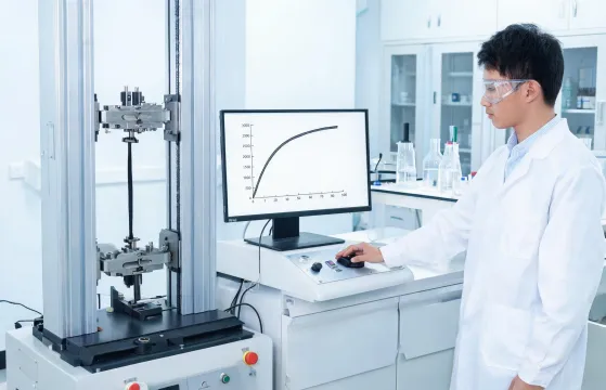 Elastomer tensile testing