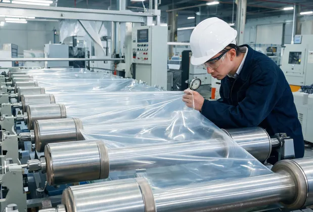 Packaging film line trial
